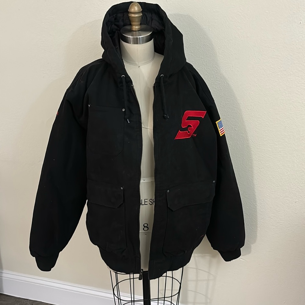 Black Snap-on Heavyweight Hoodie 2XL